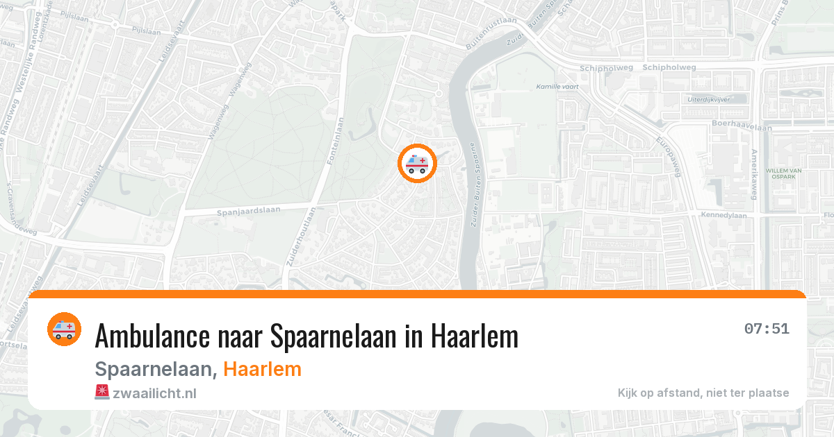 Ambulance naar Spaarnelaan in Haarlem — 26 jun 2026
