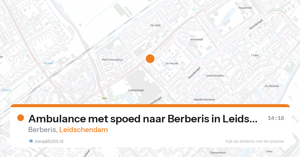 Ambulance met spoed naar Berberis in Leidschendam — 27 aug 2026