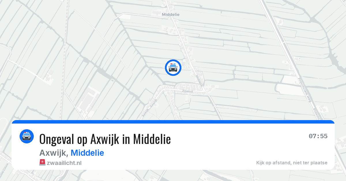 Ongeval op Axwijk in Middelie — 29 apr 2026