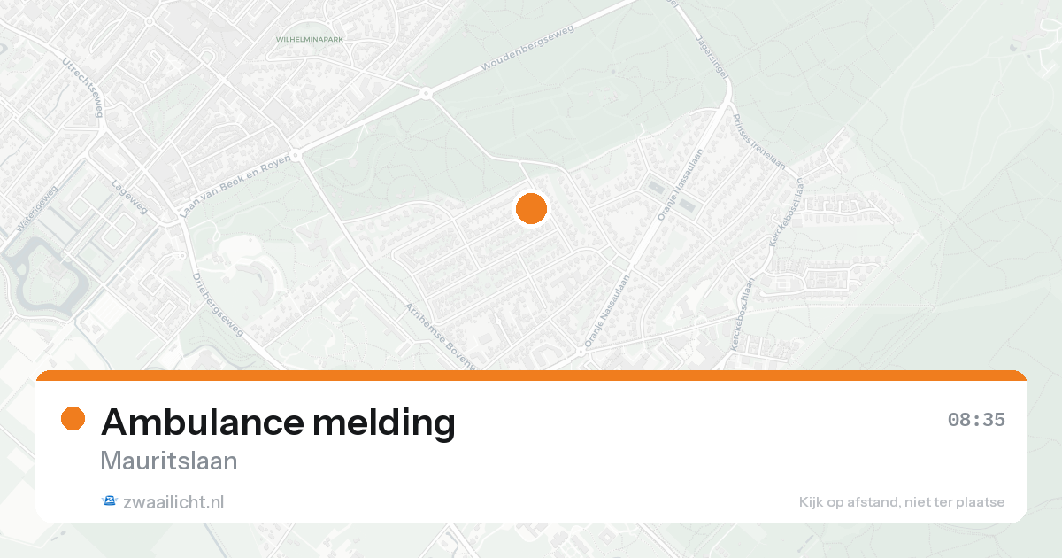 Ambulance melding — 8 feb 2026