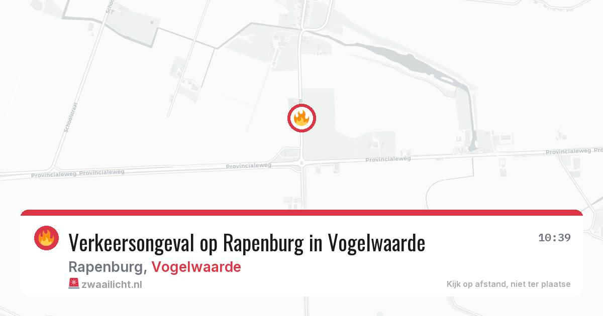 Verkeersongeval op Rapenburg in Vogelwaarde — 17 mrt 2026
