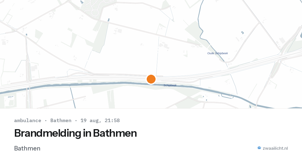 Brandmelding in Bathmen — 19 aug 2026