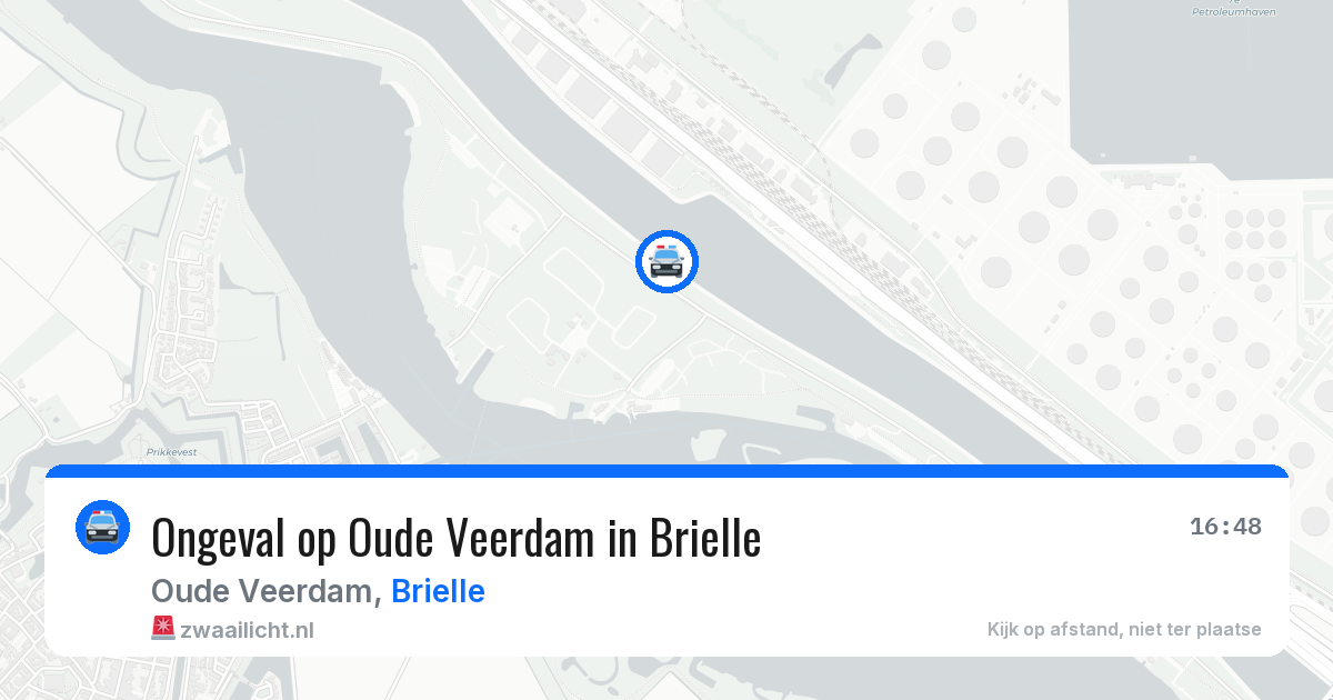 Ongeval op Oude Veerdam in Brielle — 26 jun 2026