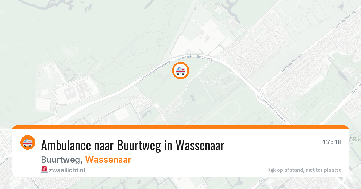 Ambulance naar Buurtweg in Wassenaar — 27 jul 2026