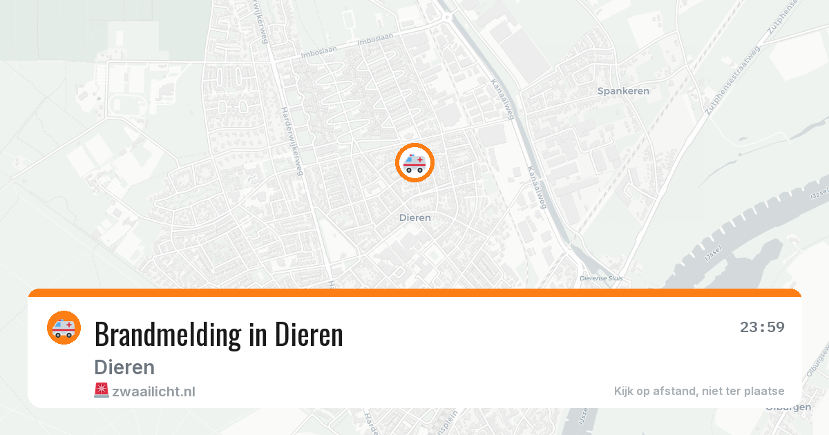 Brandmelding in Dieren — 21 mei 2026