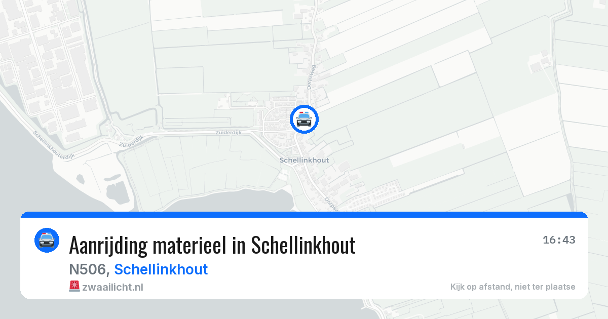 Aanrijding materieel in Schellinkhout — 3 jun 2026