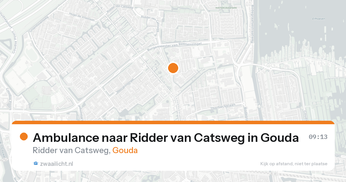 Ambulance naar Ridder van Catsweg in Gouda — 30 jan 2026
