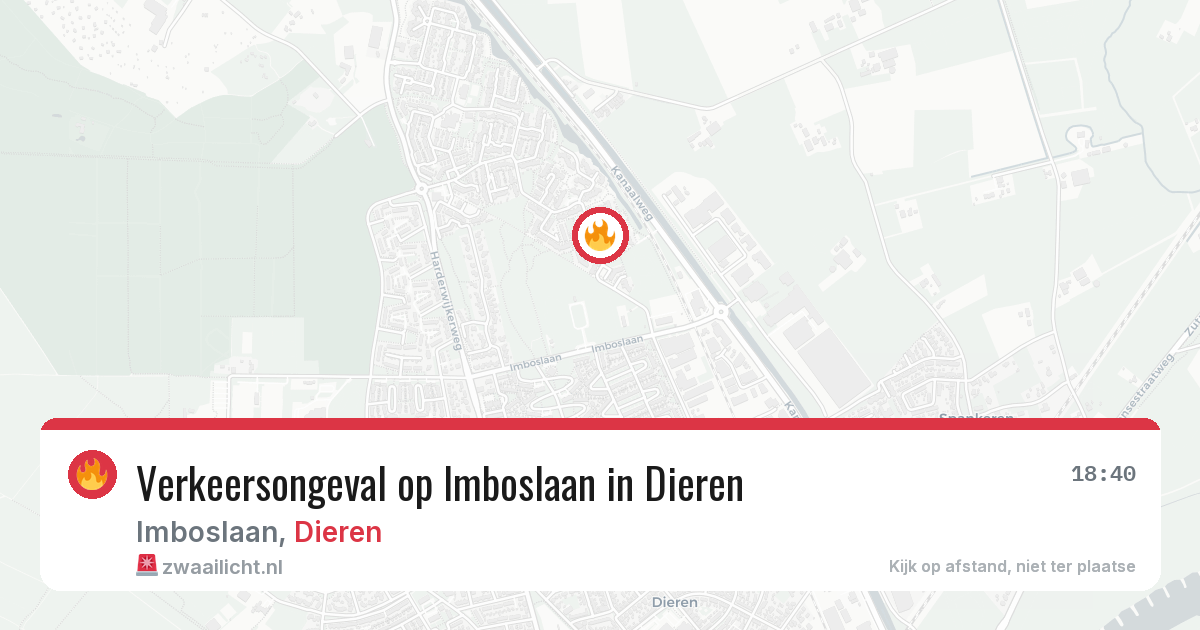 Verkeersongeval op Imboslaan in Dieren — 20 mei 2026
