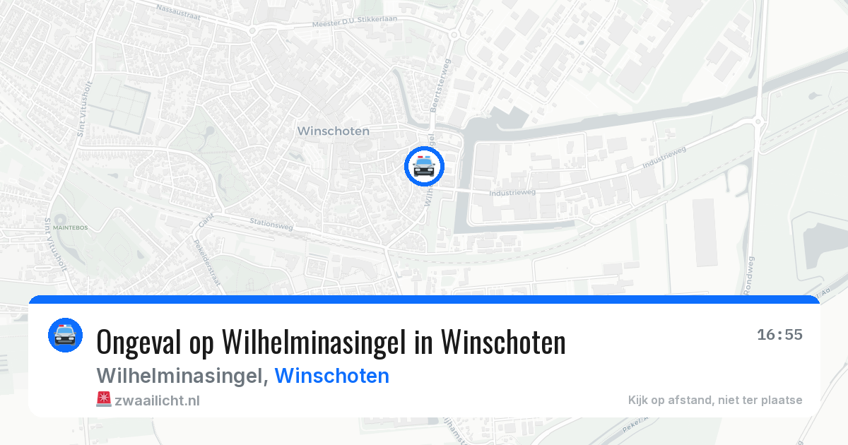 Ongeval op Wilhelminasingel in Winschoten — 5 aug 2026