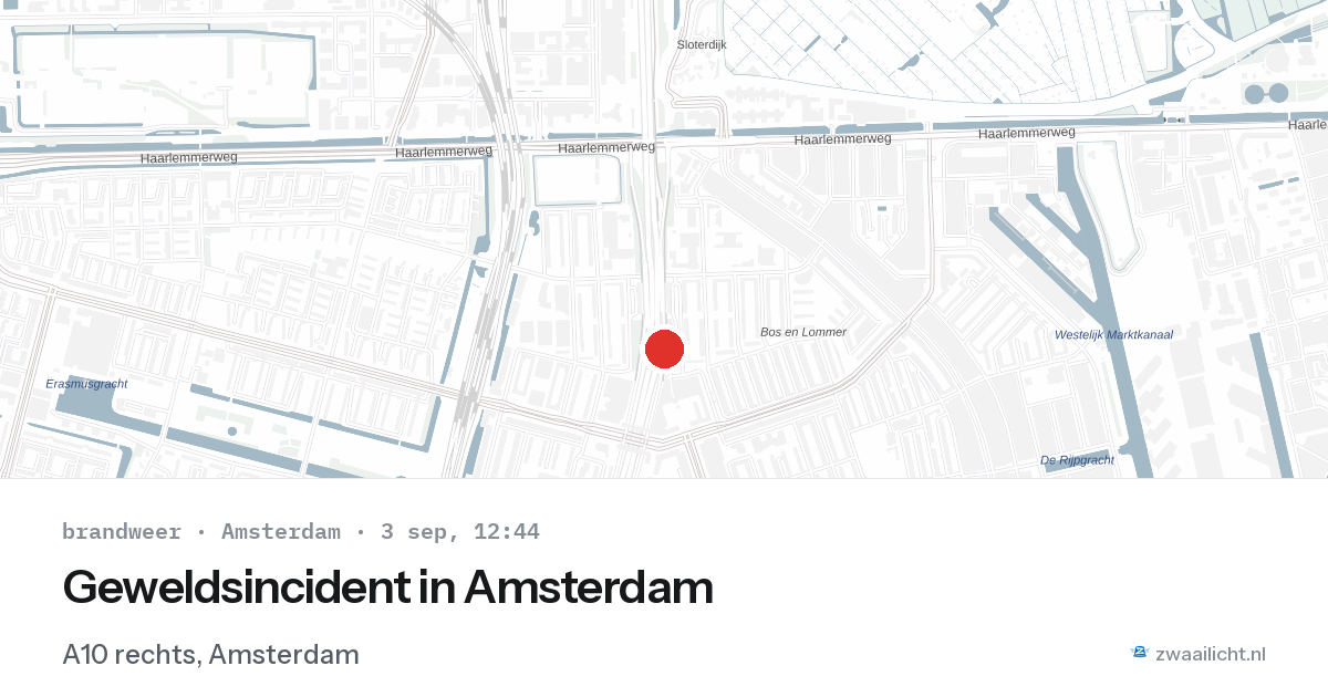 Geweldsincident in Amsterdam — 3 sep 2026