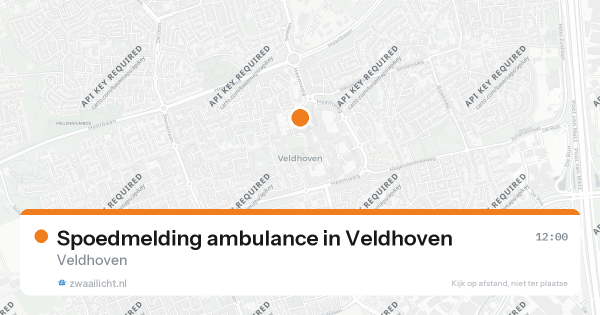 Spoedmelding ambulance in Veldhoven — 16 jun 2026