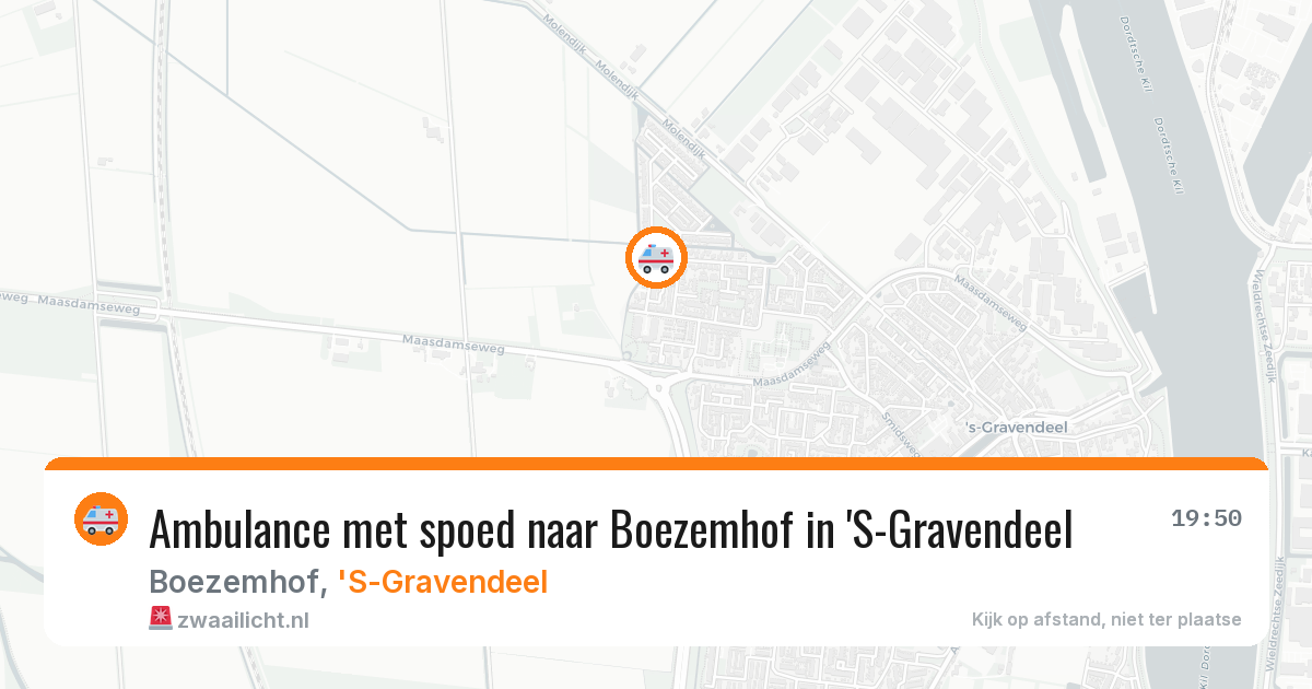 Ambulance met spoed naar Boezemhof in 'S-Gravendeel — 9 feb 2026