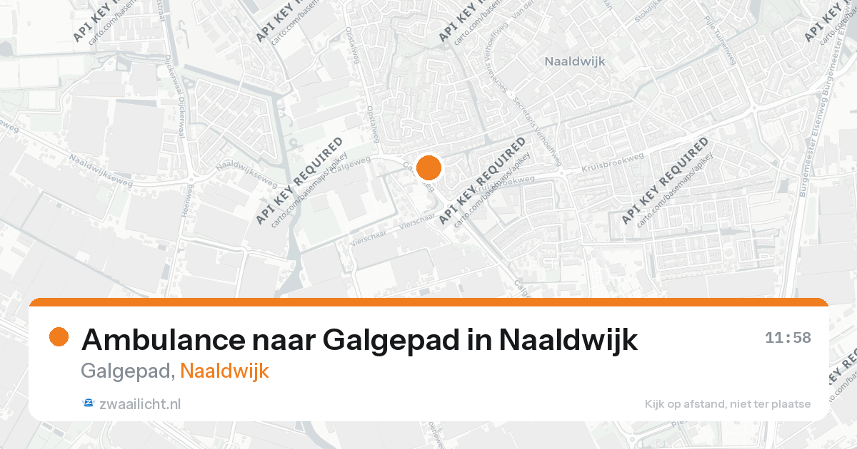 Ambulance naar Galgepad in Naaldwijk — 26 aug 2026