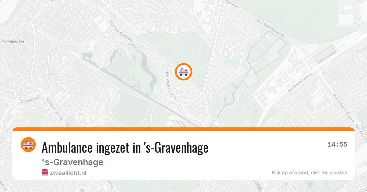 Ambulance ingezet in 's-Gravenhage — 28 mrt 2026