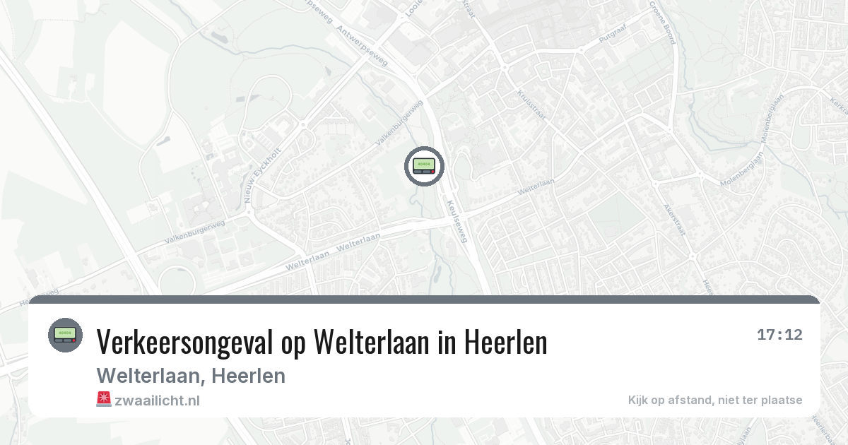 Verkeersongeval op Welterlaan in Heerlen — 21 mei 2026