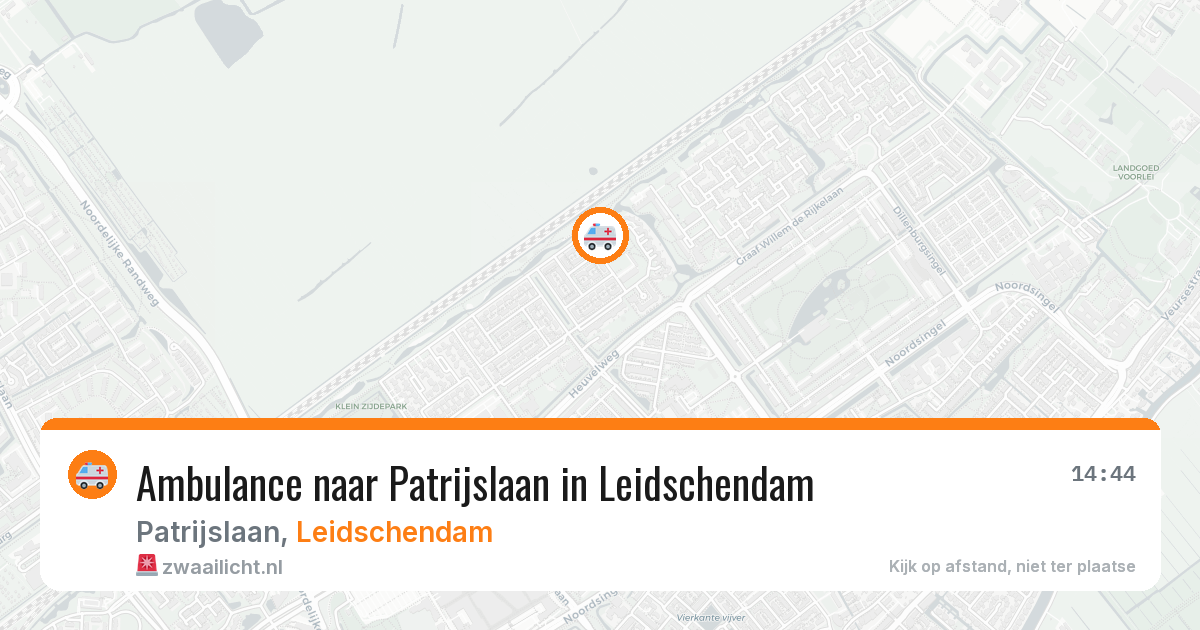 Ambulance naar Patrijslaan in Leidschendam — 29 jan 2026