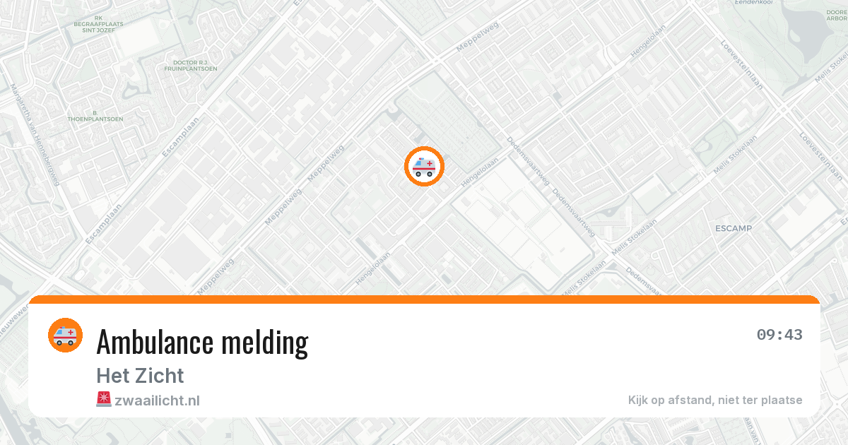 Ambulance melding — 19 jun 2026