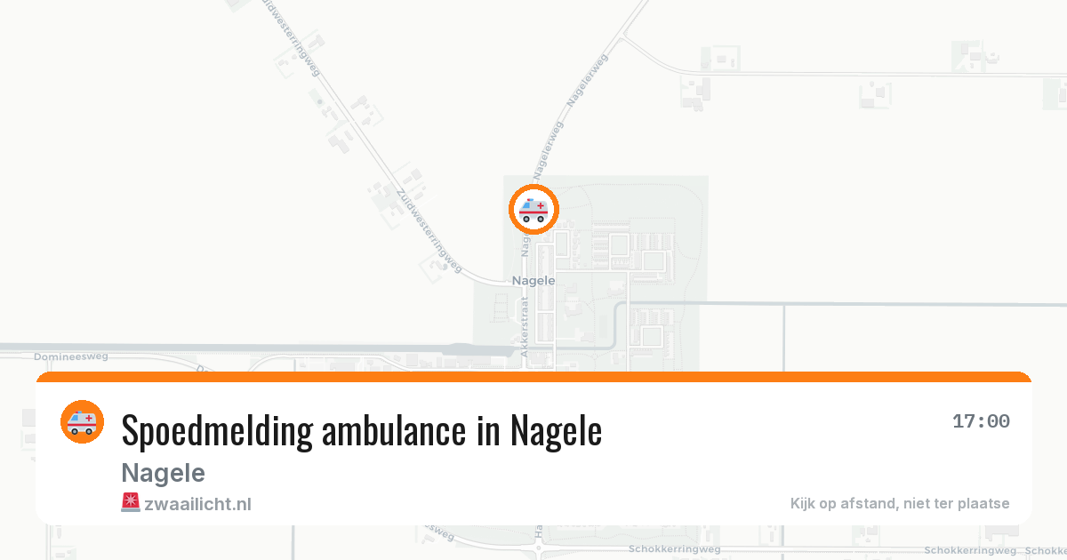 Spoedmelding ambulance in Nagele — 5 aug 2026