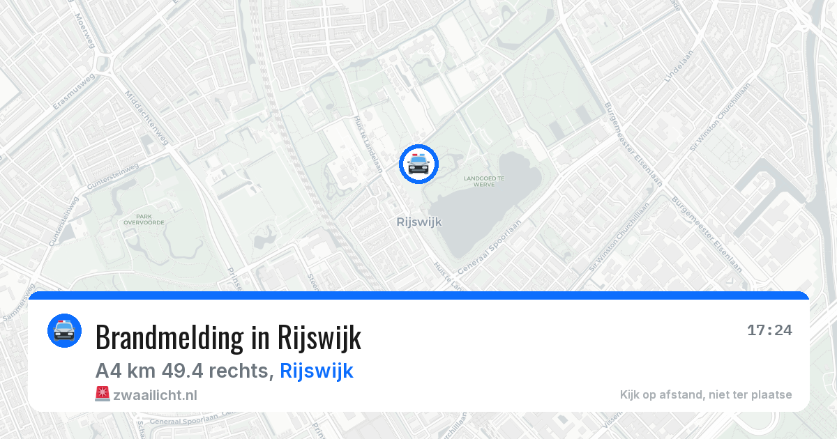Brandmelding in Rijswijk — 29 jun 2026
