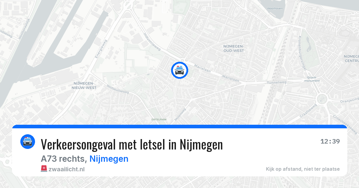 Verkeersongeval met letsel in Nijmegen — 3 feb 2026