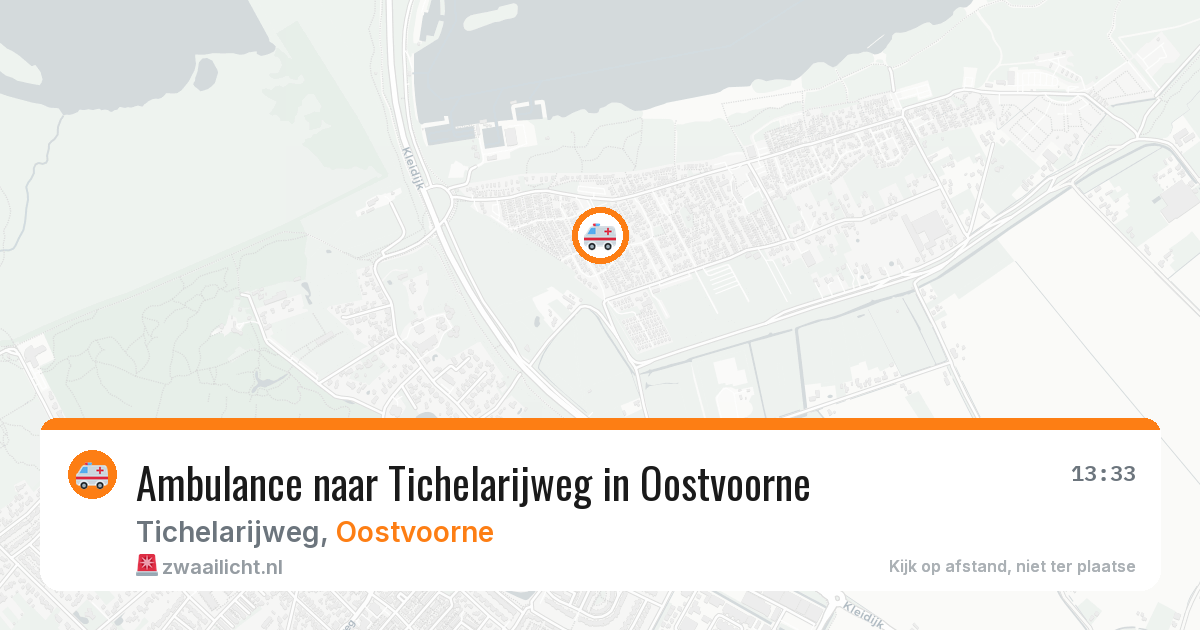 Ambulance naar Tichelarijweg in Oostvoorne — 5 mei 2026