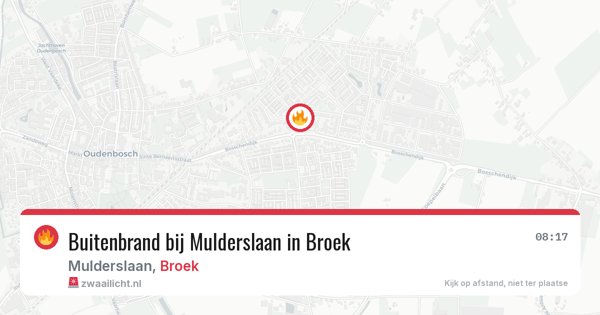 Buitenbrand bij Mulderslaan in Broek — 20 mei 2026