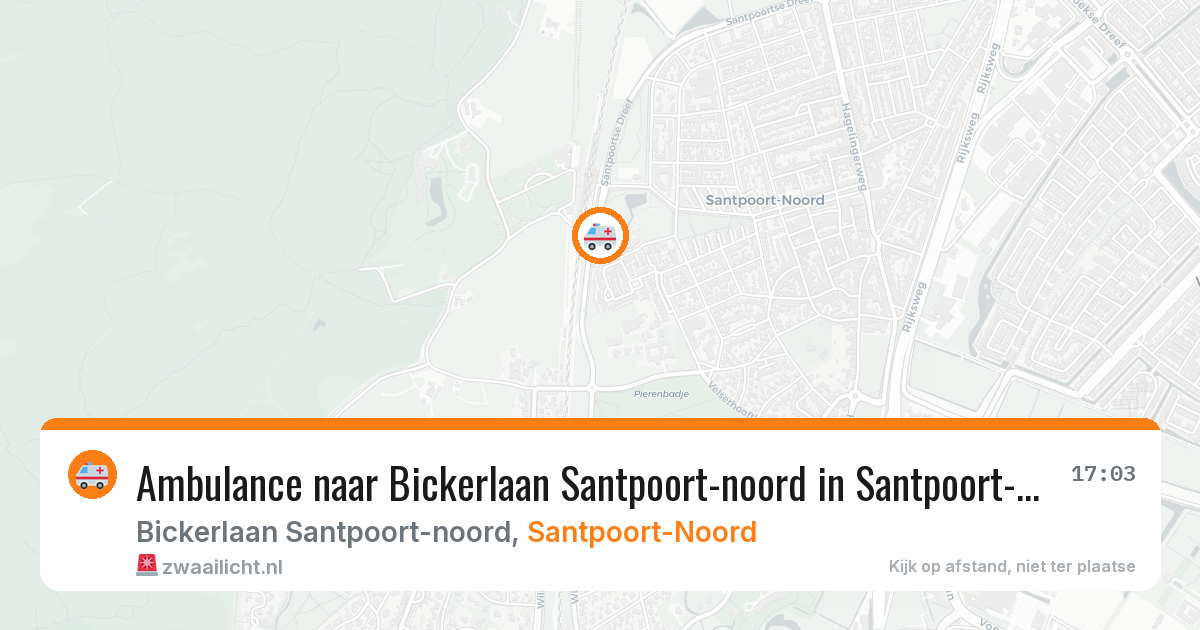 Ambulance naar Bickerlaan Santpoort-noord in Santpoort-Noord — 28 jul 2026