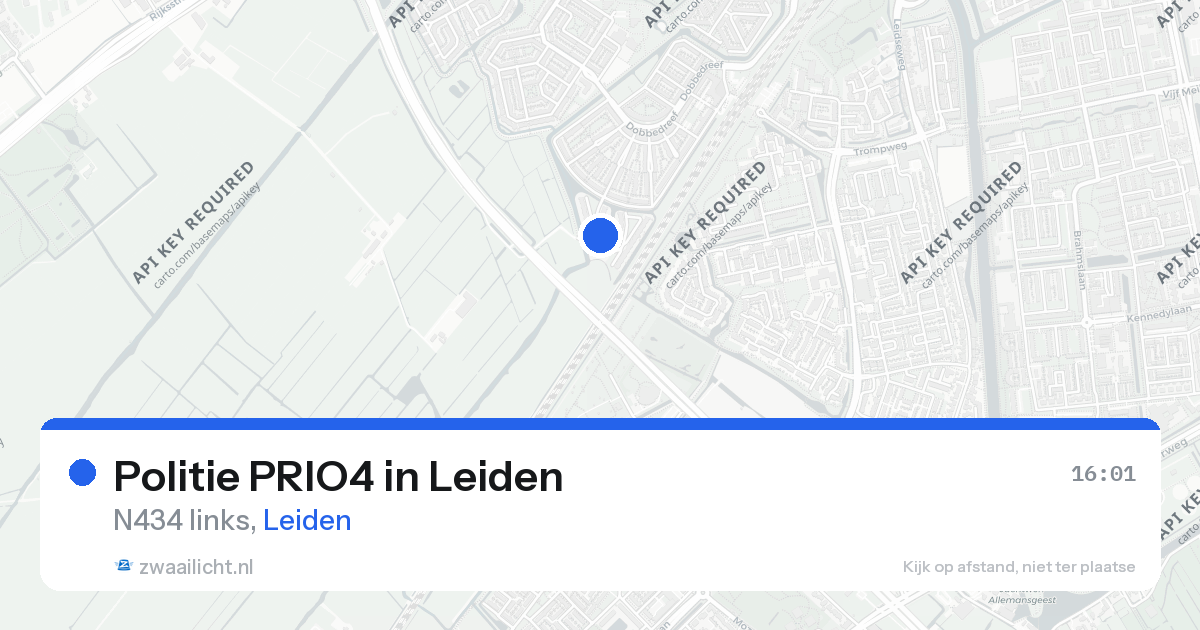 Politie PRIO4 in Leiden — 26 aug 2026 | 🚨 Zwaailicht.nl