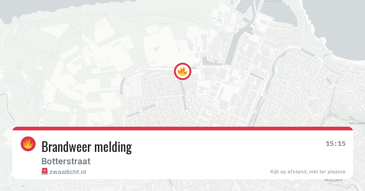 Brandweer melding — 26 jun 2026