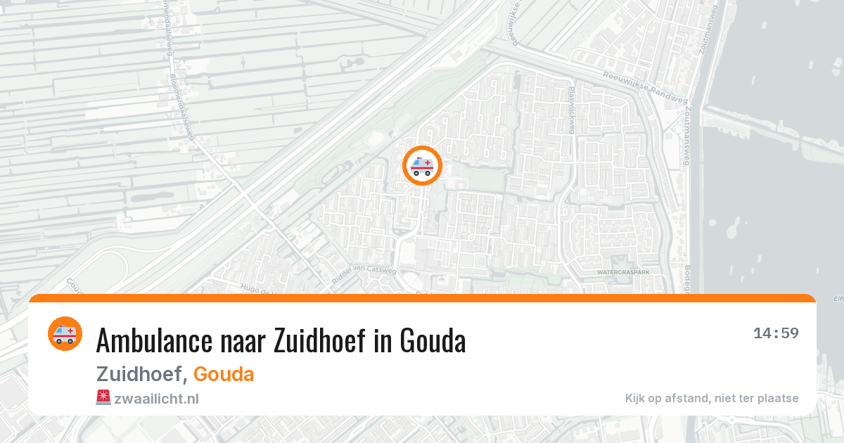 Ambulance naar Zuidhoef in Gouda — 26 jun 2026