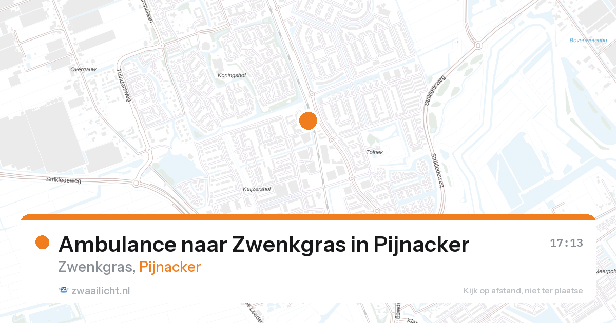 Ambulance naar Zwenkgras in Pijnacker — 26 feb 2026