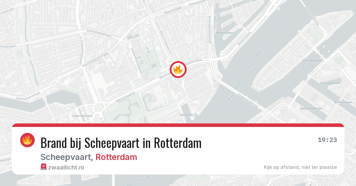 Brand bij Scheepvaart in Rotterdam — 18 mei 2026