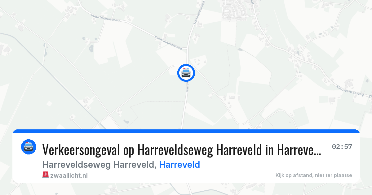 Verkeersongeval op Harreveldseweg Harreveld in Harreveld — 5 apr 2026