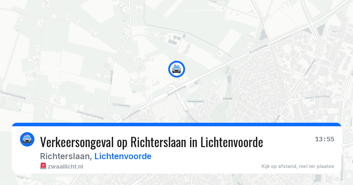 Verkeersongeval op Richterslaan in Lichtenvoorde — 20 mei 2026