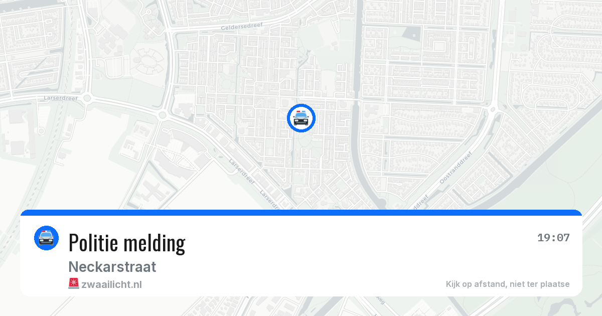 Politie melding — 6 jul 2026