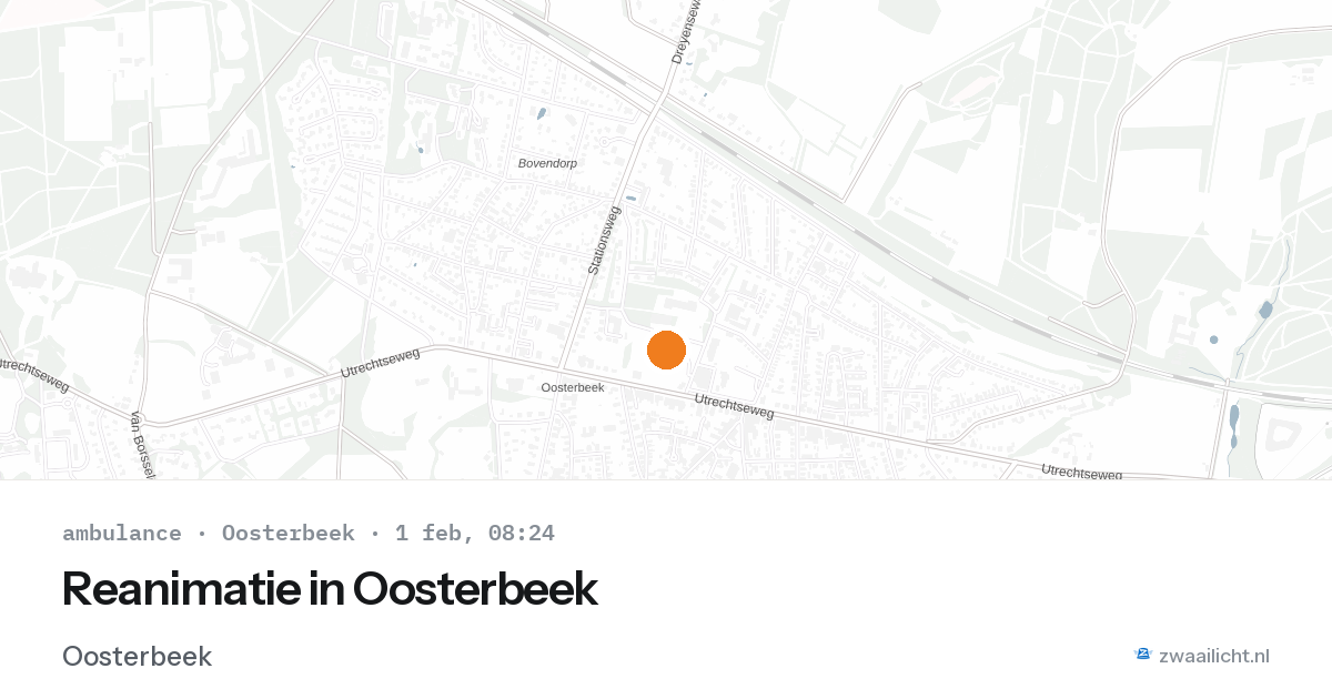 Reanimatie in Oosterbeek — 1 feb 2026