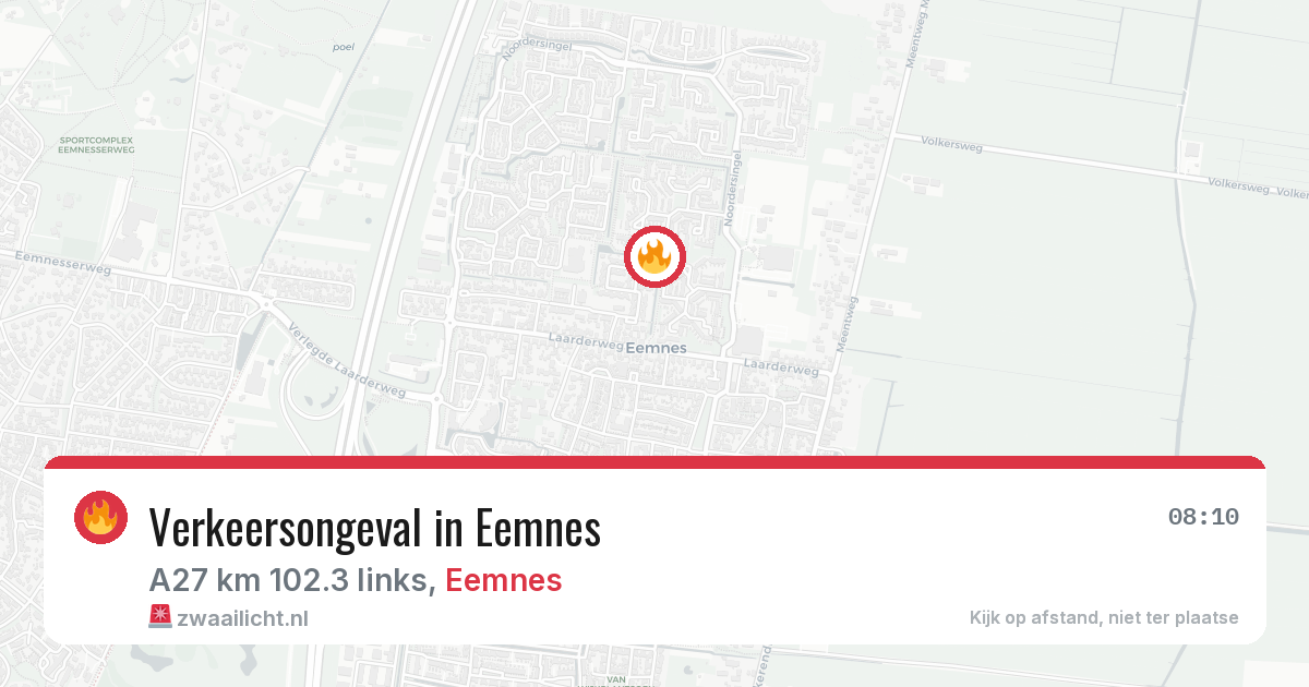 Verkeersongeval in Eemnes — 10 jun 2026