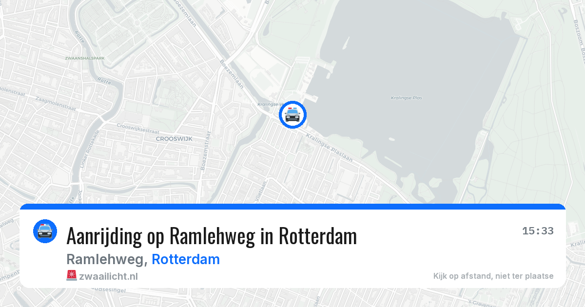 Aanrijding op Ramlehweg in Rotterdam — 2 jun 2026