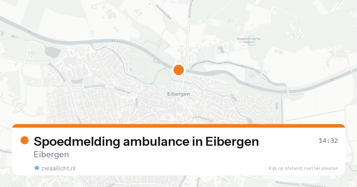 Spoedmelding ambulance in Eibergen — 7 feb 2026