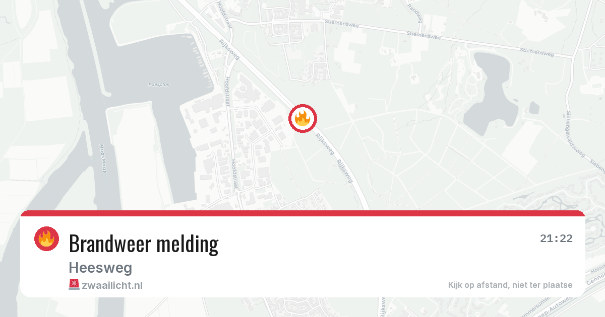 Brandweer melding — 9 apr 2026