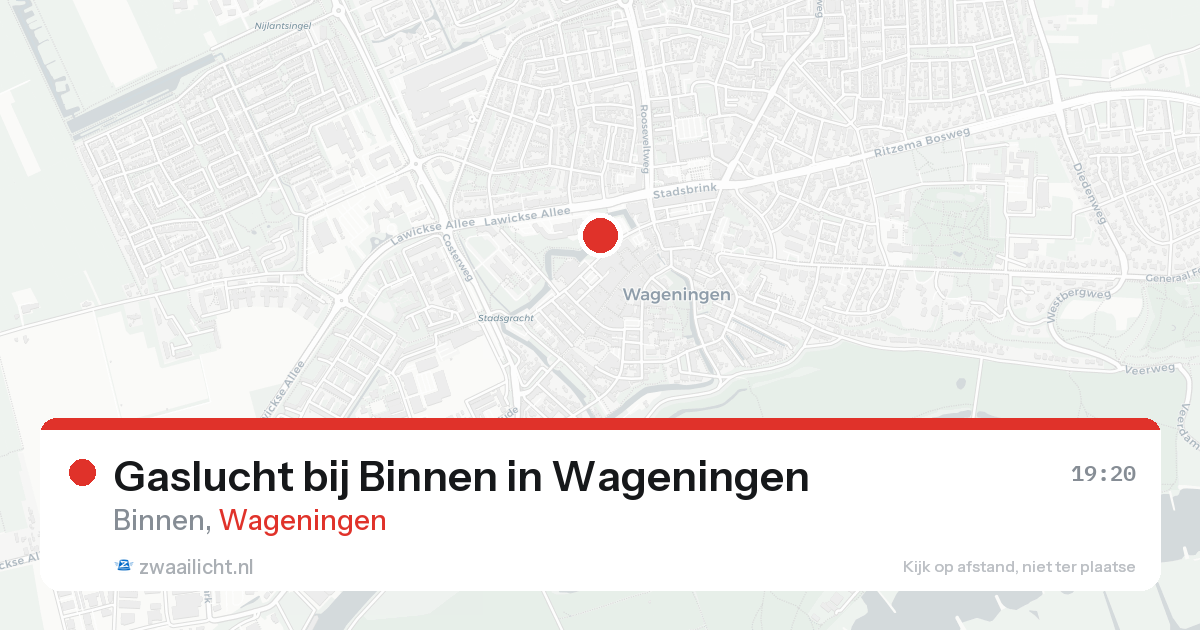 Gaslucht bij Binnen in Wageningen — 18 feb 2026