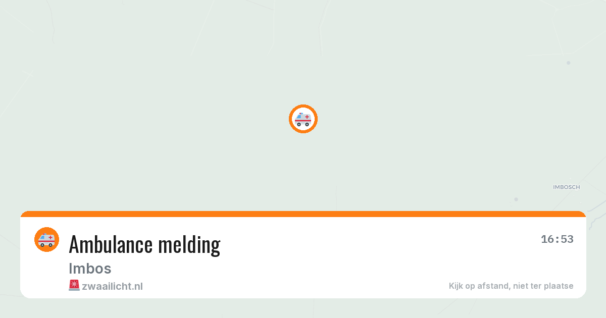 Ambulance melding — 14 jul 2026