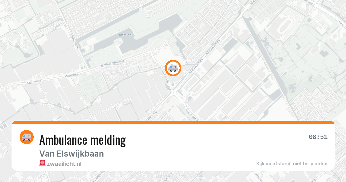 Ambulance melding — 1 jun 2026