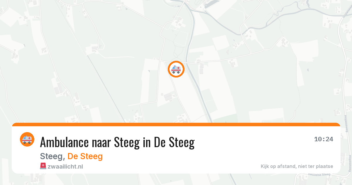 Ambulance naar Steeg in De Steeg — 4 aug 2026