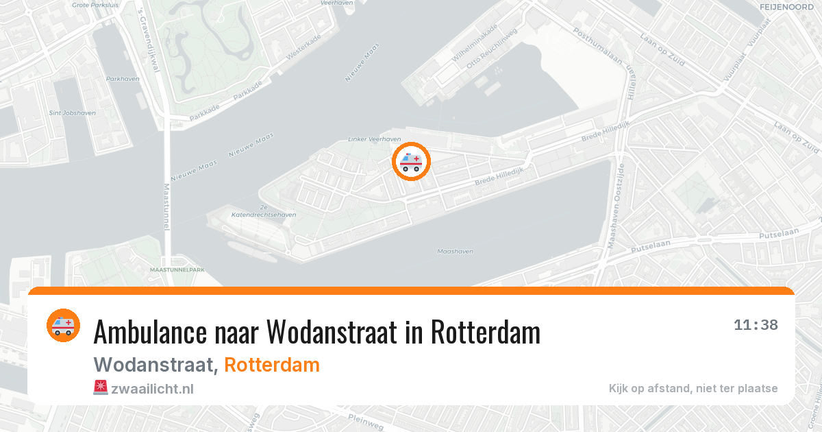 Ambulance naar Wodanstraat in Rotterdam — 2 apr 2026