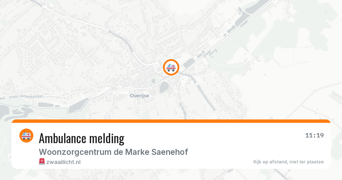 Ambulance melding — 30 jan 2026