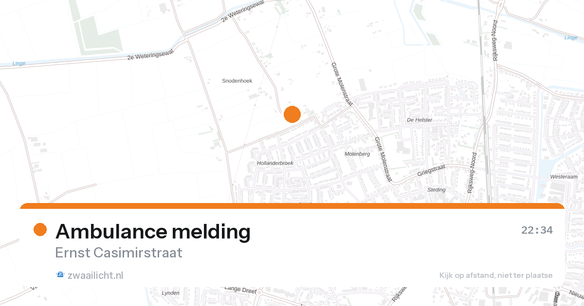 Ambulance melding — 31 jan 2026