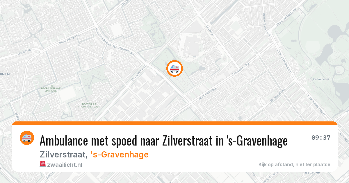 Ambulance met spoed naar Zilverstraat in 's-Gravenhage — 21 jan 2026