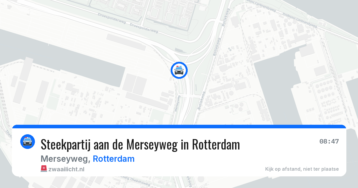 Steekpartij aan de Merseyweg in Rotterdam — 7 jul 2026