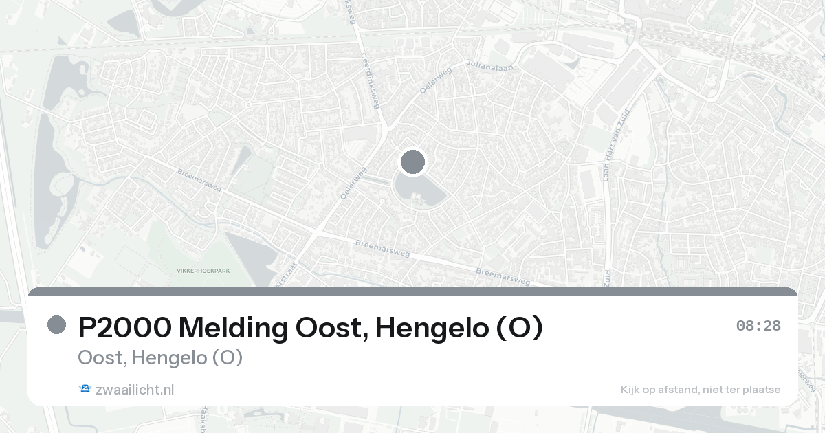 P2000 Melding Oost, Hengelo (O) — 17 aug 2026